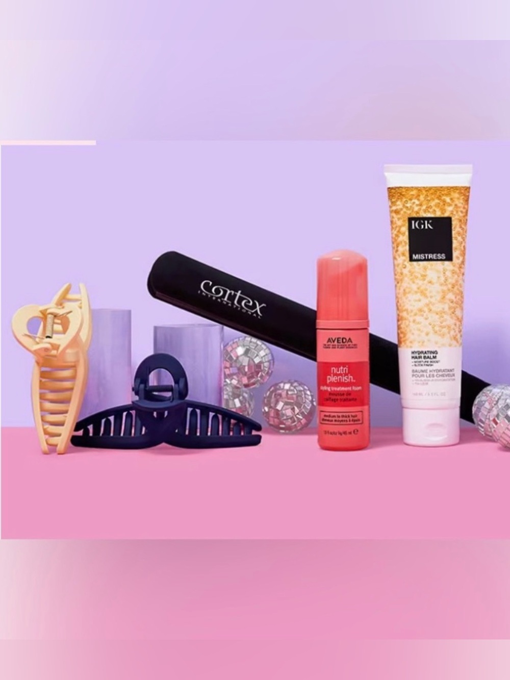 IGK HAIR, CORTEX BEAUTY, AVEDA Hair Bundle all NIB Ret: $225